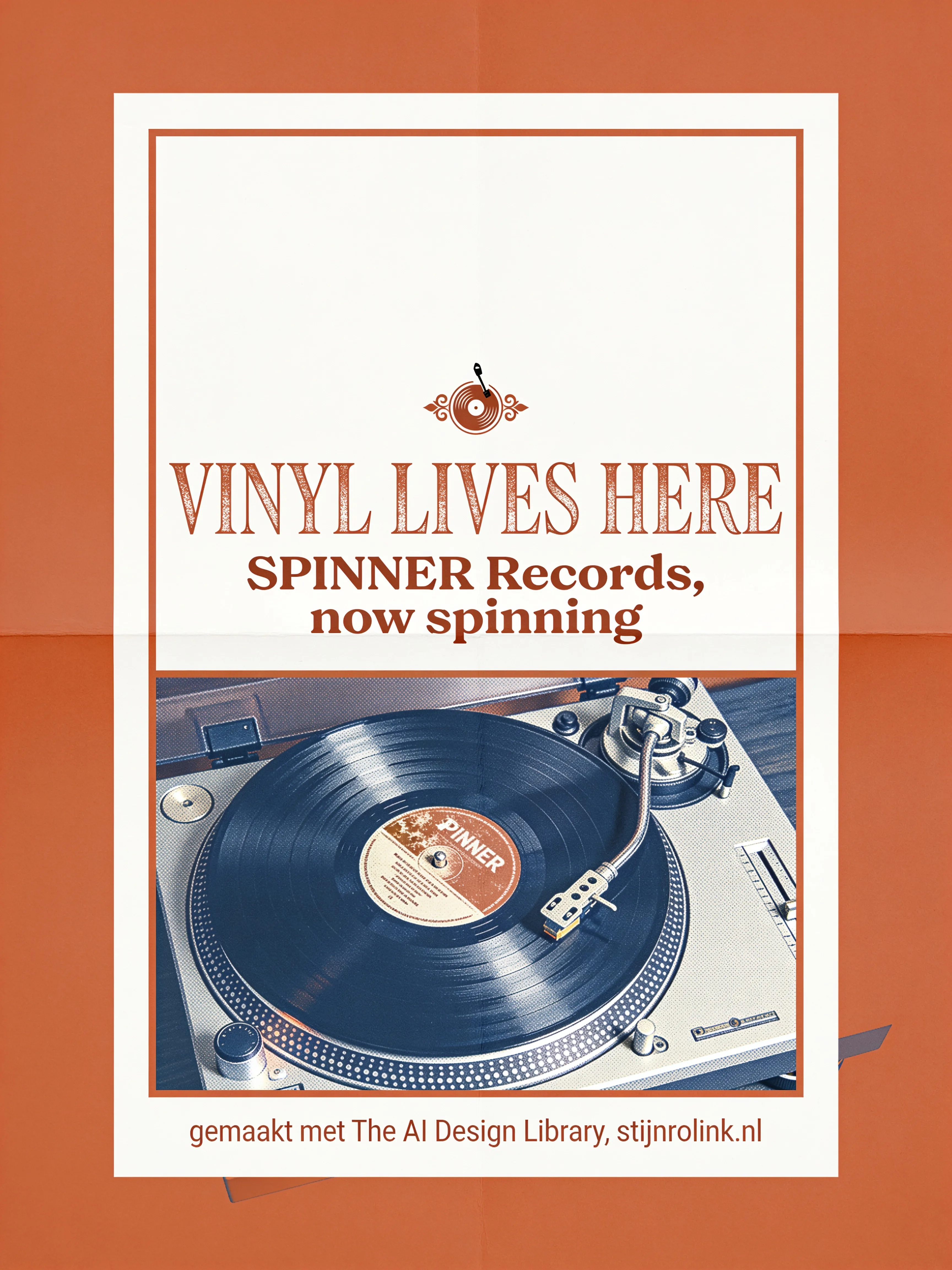 Voorbeeldbeeld uit het systeem Half-tone Indie in The AI Design Library